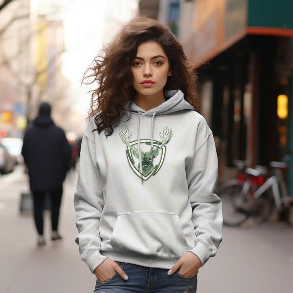 Deer Head Shirt Vintage Design Animal Hoodie Best Gifts For Deer Hunters
