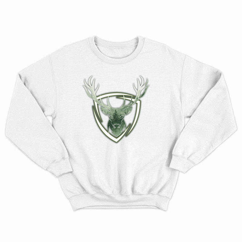 Deer Head Shirt Vintage Design Animal Sweatshirt Best Gifts For Deer Hunters
