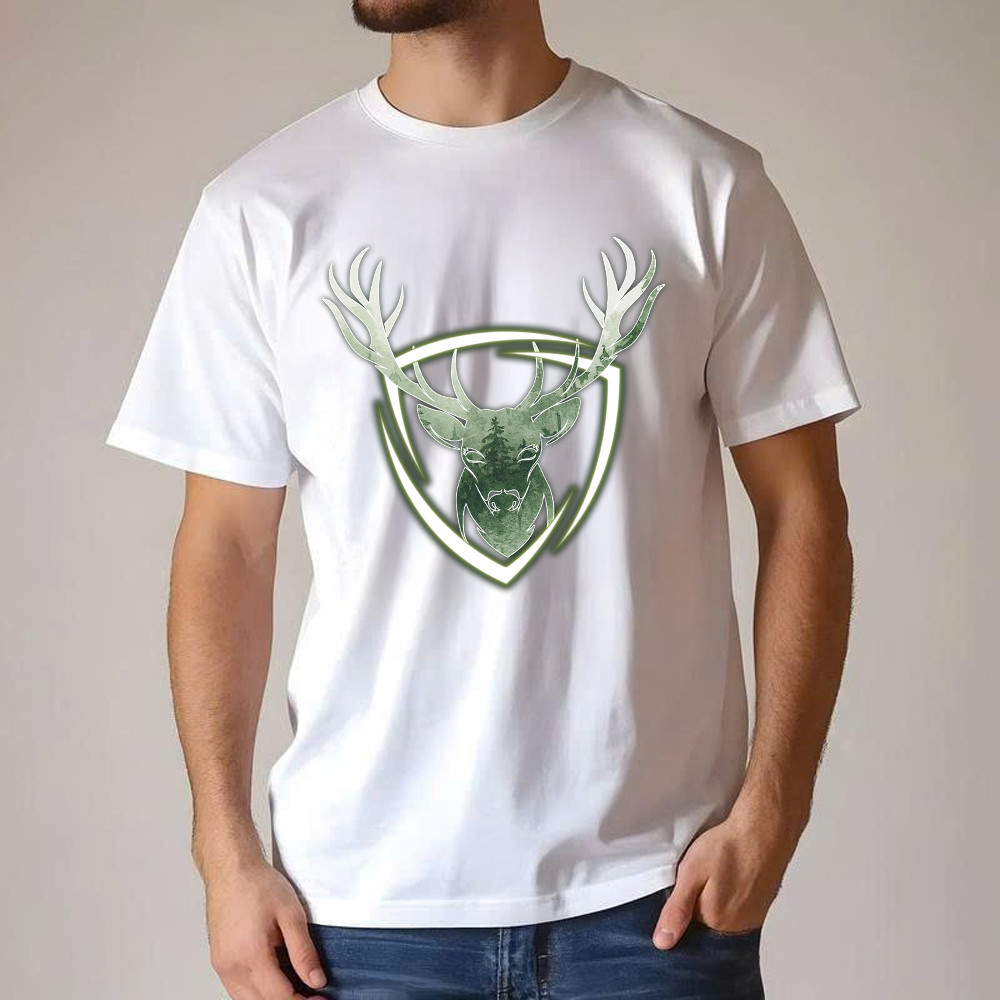 Deer Head Shirt Vintage Design Animal T-Shirt Best Gifts For Deer Hunters