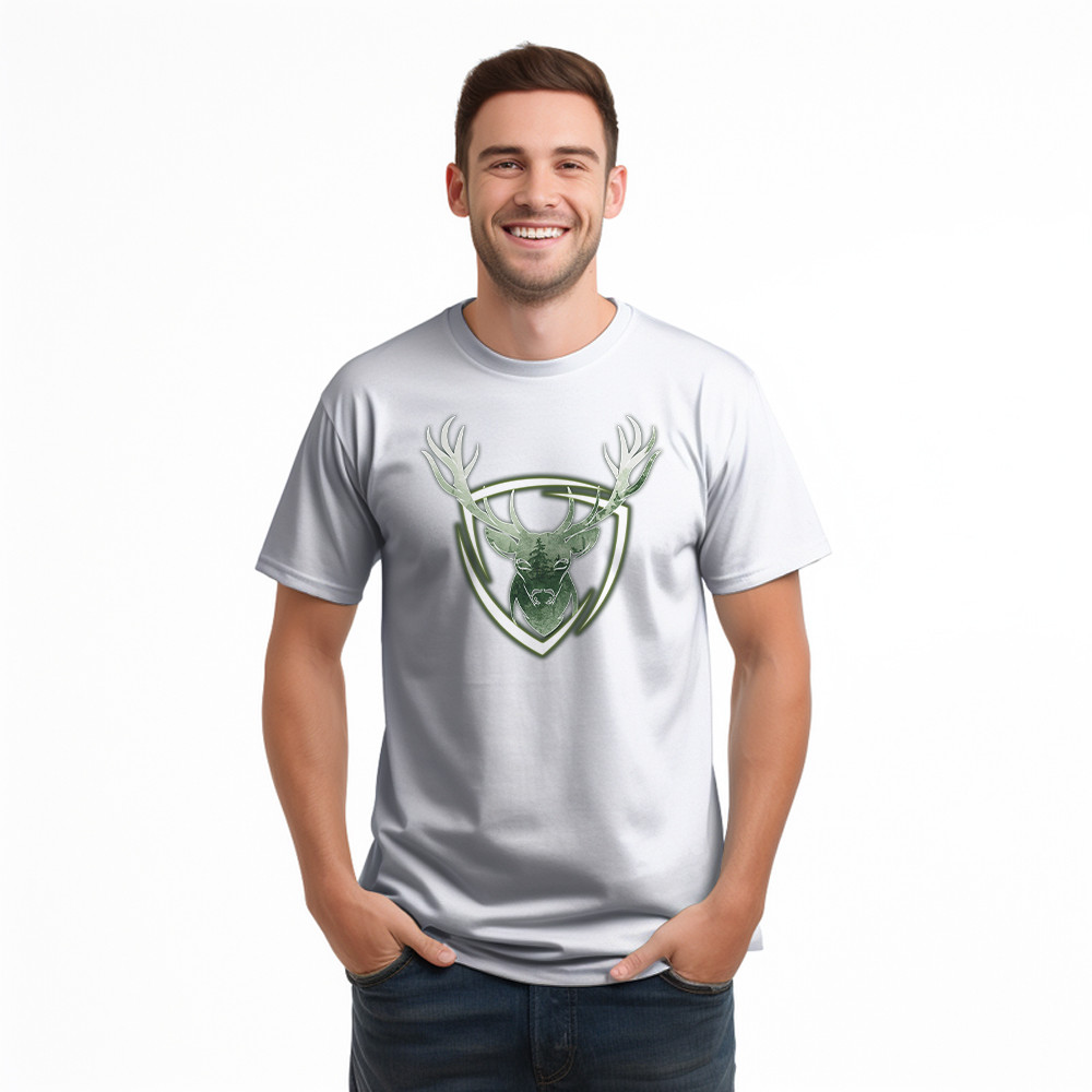 Deer Head Shirt Vintage Design Animal T-Shirt Best Gifts For Deer Hunters
