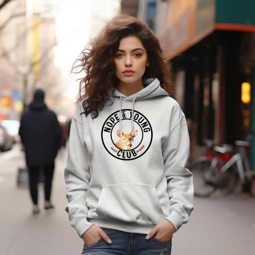 Nope And Young Under Club 100 Inches Hoodie Deer Hunting Shirts Deer Hunter Gifts